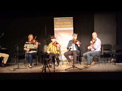 Emma O'Leary, Gerry Harrington, Dónal Cullinane  & Tomás MacUileagóid