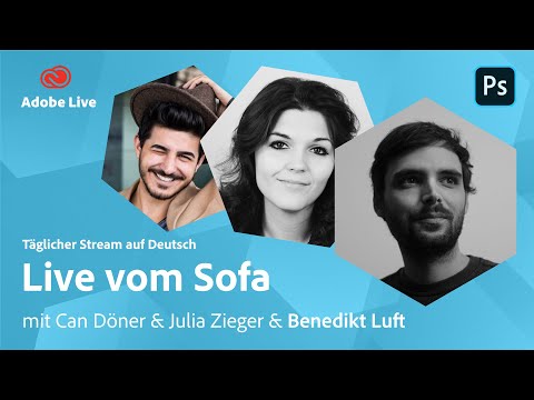 Illustration mit Julia, Can & Benedikt Luft | Adobe Live