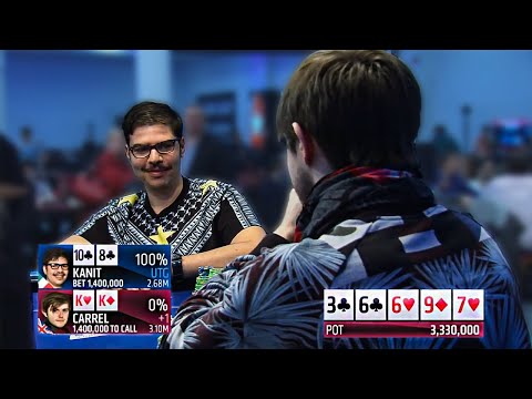 "GOOD FOLD BRO"  @CharlieCarrel folds KINGS against Mustapha Kanit
