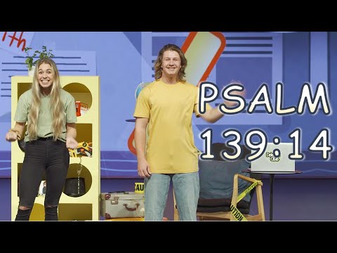 Cubby House Memory Verse for Preschoolers • October • PSALM 139:14 • Adventure Kids