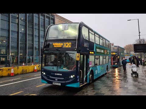 Motorway Thrash: Route X20: 7531/NK64 EES-Arriva Northumbria-Dennis Trident 2/ADL Enviro 400