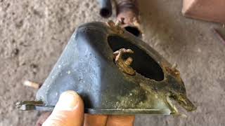 Replace SUPER rusty gas tank filler neck inlet hose & fuel pump | tips and tricks GMC Chevy Truck
