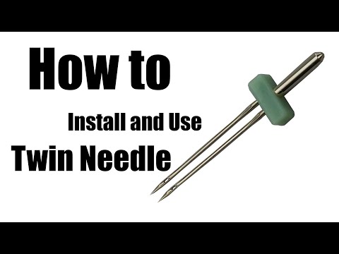 How to Install and Use a twin needle