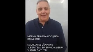 Maurizio de Giovanni: «Una spiaggia militare a Miseno non ha senso»