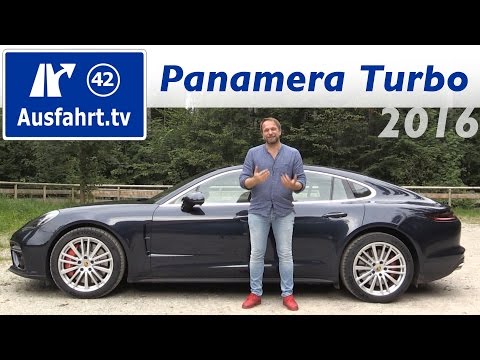 2017 Porsche Panamera Turbo - Fahrbericht der Probefahrt, Test, Review Ausfahrt.tv