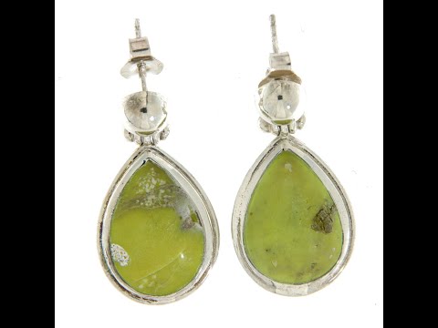 Cercei Argint 925 Opal verde Natural - Eleganta si Rasfat pentru Spirit