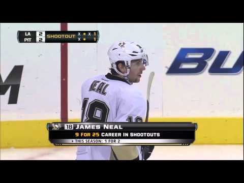 Los Angeles Kings vs. Pittsburgh Penguins shootout 11/5/2011