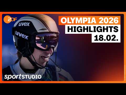Olympia Highlights  Mittwoch  18.02. | Mailand Cortina 2026 | sportstudio
