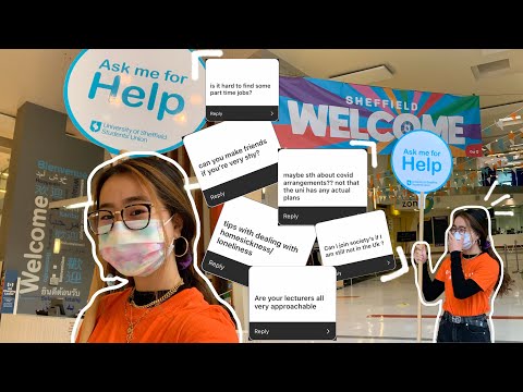 honest uni of Sheffield Q+A before uni starts! COVID, homesickness, societies, part time jobs...