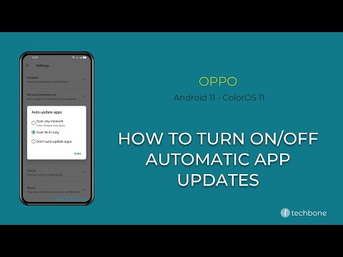 How to Turn On/Off Automatic App updates - Oppo [Android 11 - ColorOS 11]
