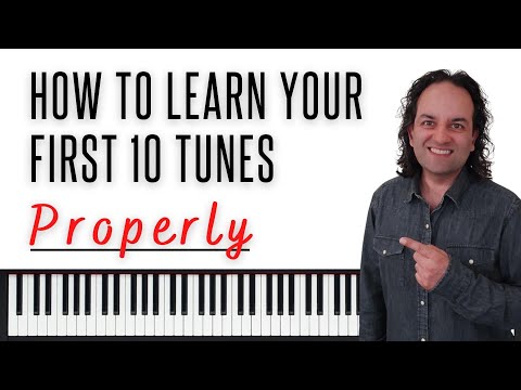 Learn your first ten Jazz tunes PROPERLY