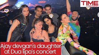 Ajay devgan's daughter nysa devgan attends dua lipa's concert in london!
