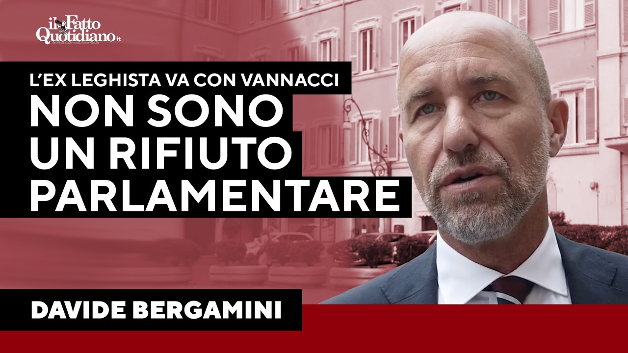 Bergamini dalla Lega a Forza Italia a Futuro Nazionale: “Non sono un rifiuto parlamentare”