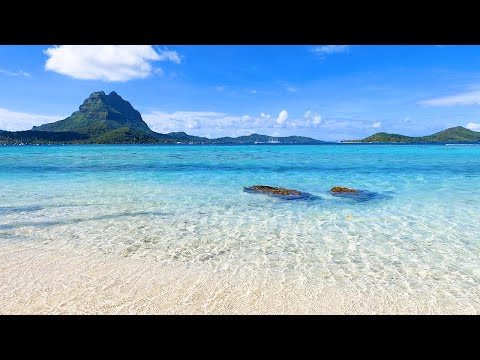 A Beautiful Beach in Bora Bora