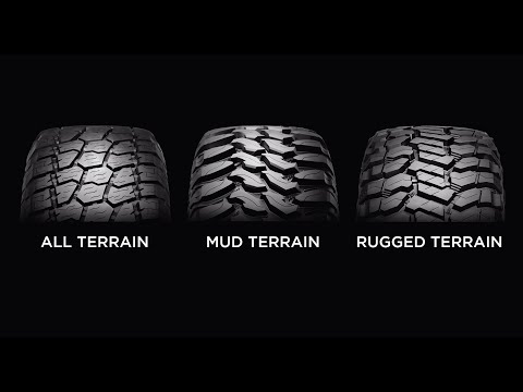 How to choose between an All Terrain, Mud Terrain and Rugged Terrain tire