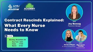 Contract Rescinds Explained: What Every Nurse Needs to Know