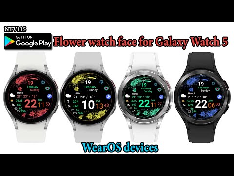 NTV115 - Flower watch face