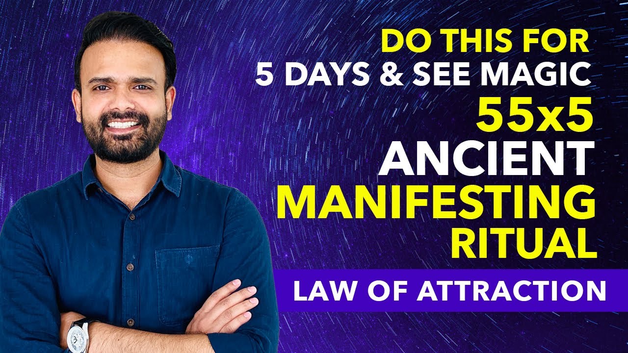 55x5 MANIFESTING RITUAL ✅  555 Ancient Law of Attraction Manifestation Technique | Awesome AJ 555