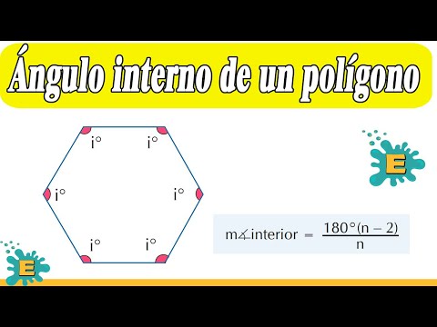 Ángulo interno de un POLÍGONO REGULAR o equiángulo