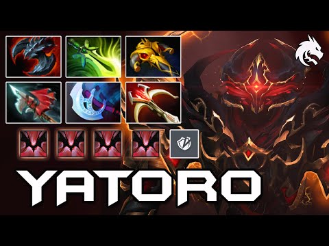 Yatoro’s Shadow Fiend RAMPAGE KILL Gameplay | Dota 2 Pro Carry Gameplay!