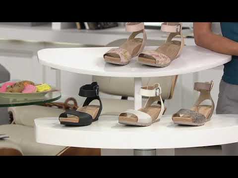 Earth Origins Leather Wedges - Kendra Kane on QVC