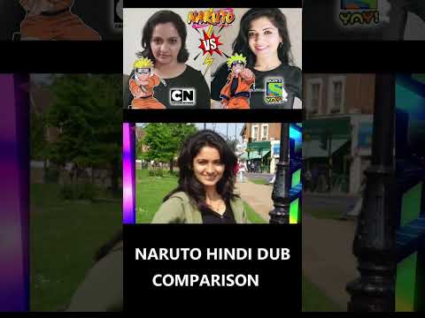 Naruto Hindi Dub Cartoon Network Vs Sony YAY #shorts #naruto #youtubeshorts