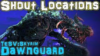 Dawnguard All Shout & Word Wall Guide (DLC) - TESV: Skyrim Special Edition
