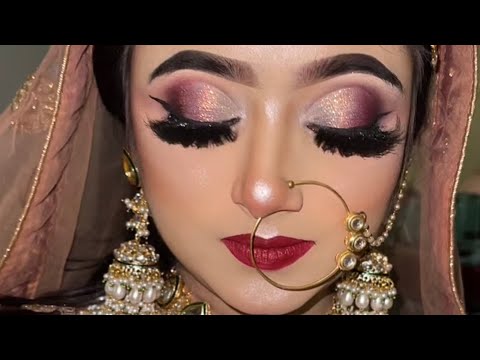 Bridal Makeup tutorial step by step || Nadia’s makeover