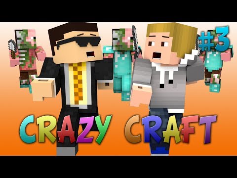 MINECRAFT: CRAZY CRAFT 2.0 "OVERPOWERED MOBS!?" w/Bodil40 and Choco