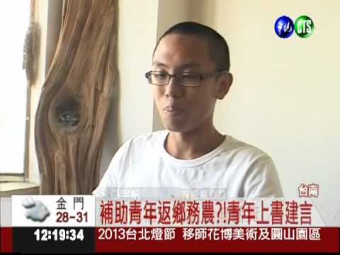 澳洲打工返鄉 上書總統救農業!