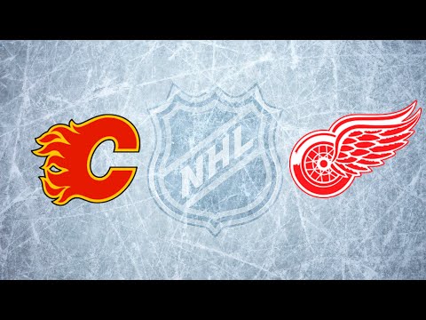 NHL Calgary Flames vs Detroit Red Wings / Oct.21, 2021/Goals only