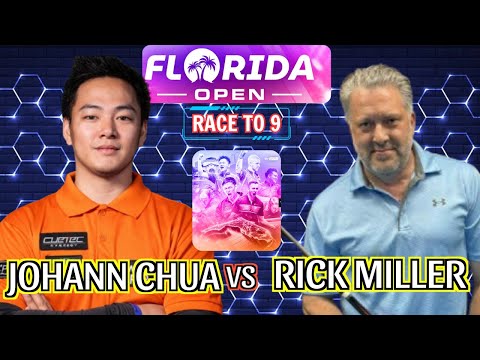 JOHANN CHUA VS RICK MILLER - A feast for the eyes!  FLORIDA OPEN