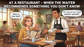 At a Restaurant – When the Waiter Recommends Something You Don't Know