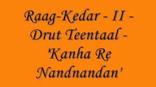 Ustad Rashid khan raag kedar