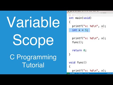 Variable Scope | C Programming Tutorial