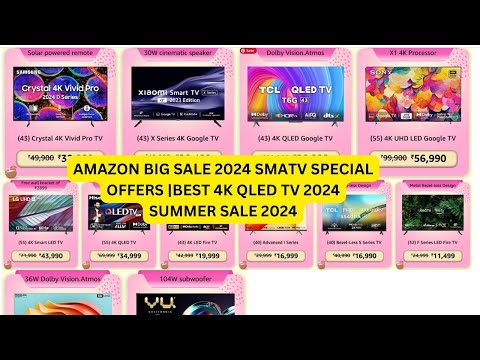 amazon big sale 2024 smart tv special offers