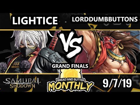 BnB 16 SamSho - LordDumbButtons [L] (Tam Tam) Vs. Lightice (Yashamaru) Samurai Shodown Grand Finals