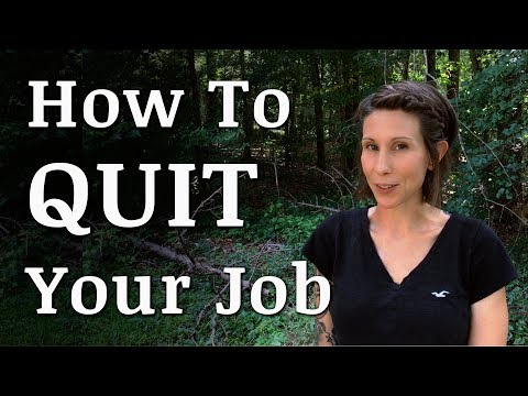 How to QUIT YOUR JOB and Homestead Video