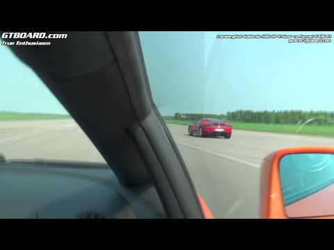 Ferrari F430 F1 vs Lamborghini Gallardo E-Gear 500 HP