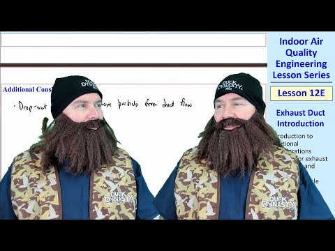 IAQ Engineering Lesson 12E: Exhaust Duct Introduction