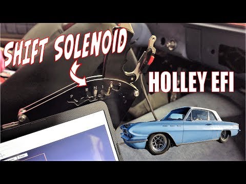 Holley EFI Shift Solenoid I/O Output Setup