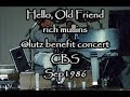 hello old friend @lutz benefit sep86  Rich Mullins