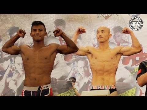 Buakaw vs Yi Long - Official weigh in for Fight of the Century