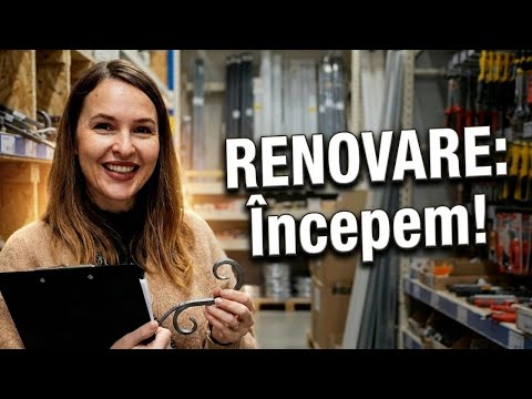 Începem renovările! Primele cumpărături de materiale de construcții // Roxana-Alina