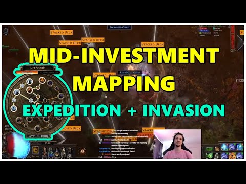 [PoE] Mid-investment mapping - Expedition + Invasion in Lira Arthain - Stream Highlights #559