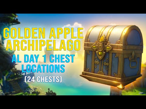Golden Apple Archipelago | All Day 1 Chest Locations | Summertime Odyssey (Genshin Impact 2.8)
