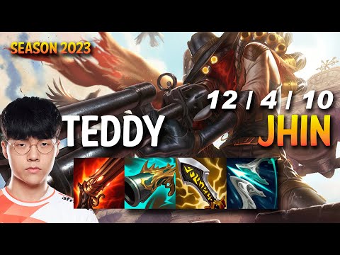 Teddy JHIN vs CAITLYN ADC - KR Ranked