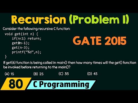 Recursion Solved Problem 1