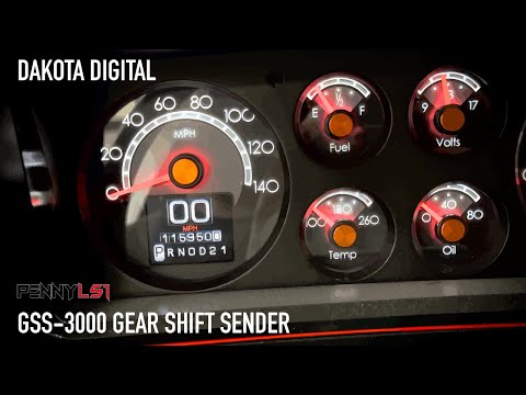 GEAR SHIFT SENDER INSTALLED AND WORKING: DAKOTA DIGITAL GSS-3000