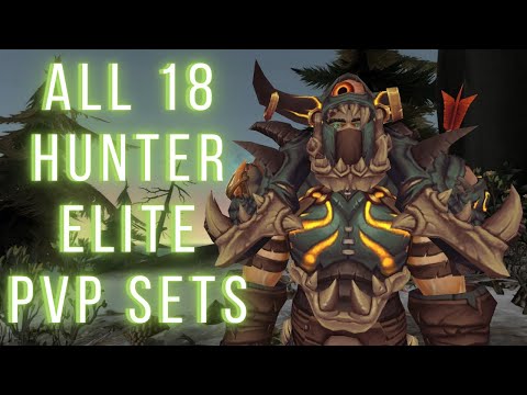 All 18 Hunter Elite Gladiator Sets - Transmog